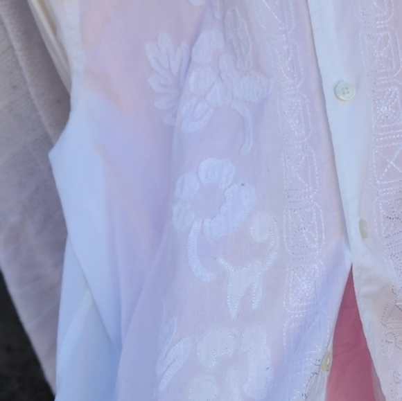 Consumers Union  UnisexVintage Crewel Button Down.L - Picture 9 of 11